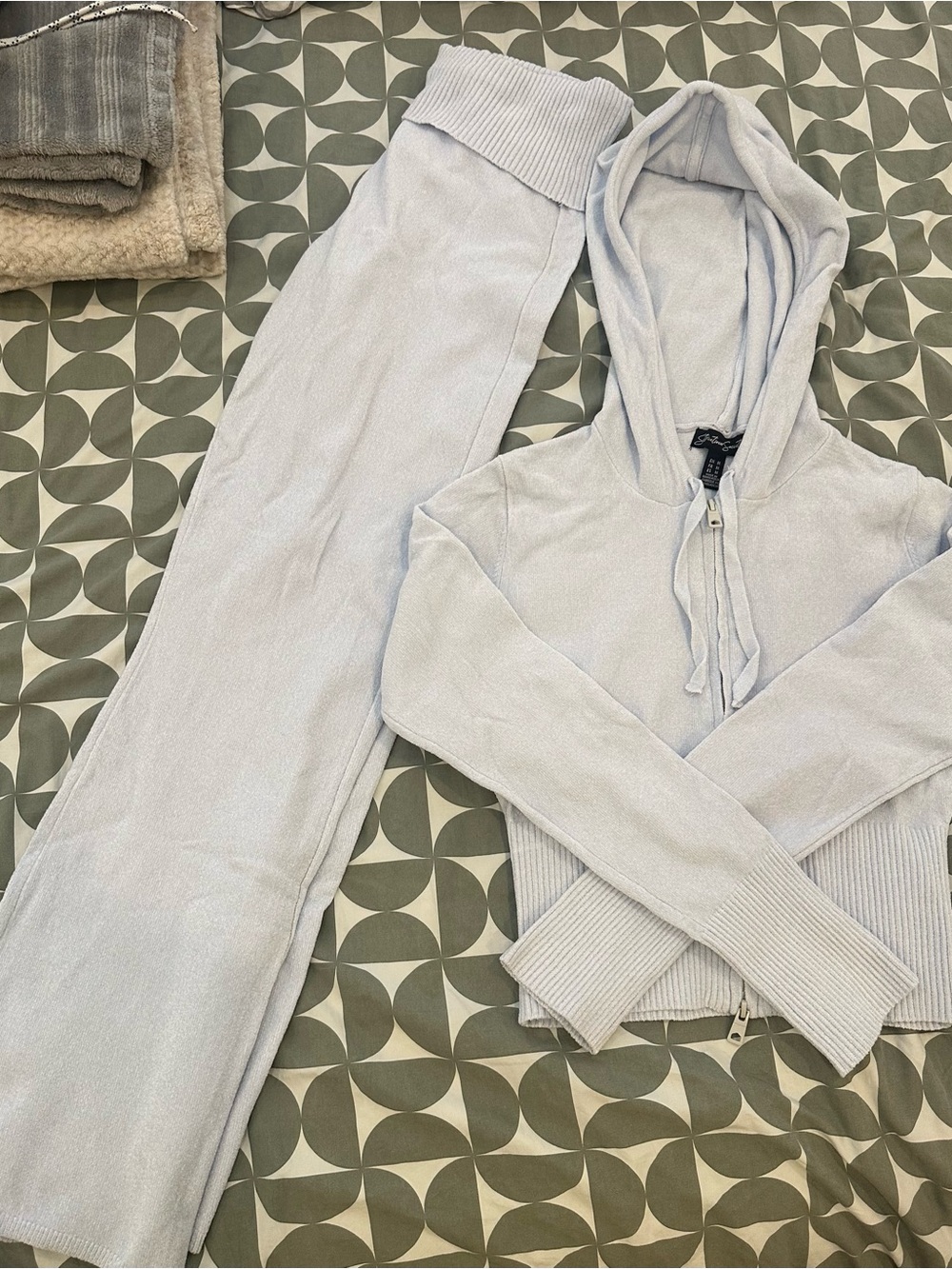 Streetwear Society Light Blue Hoodie & Pants Set